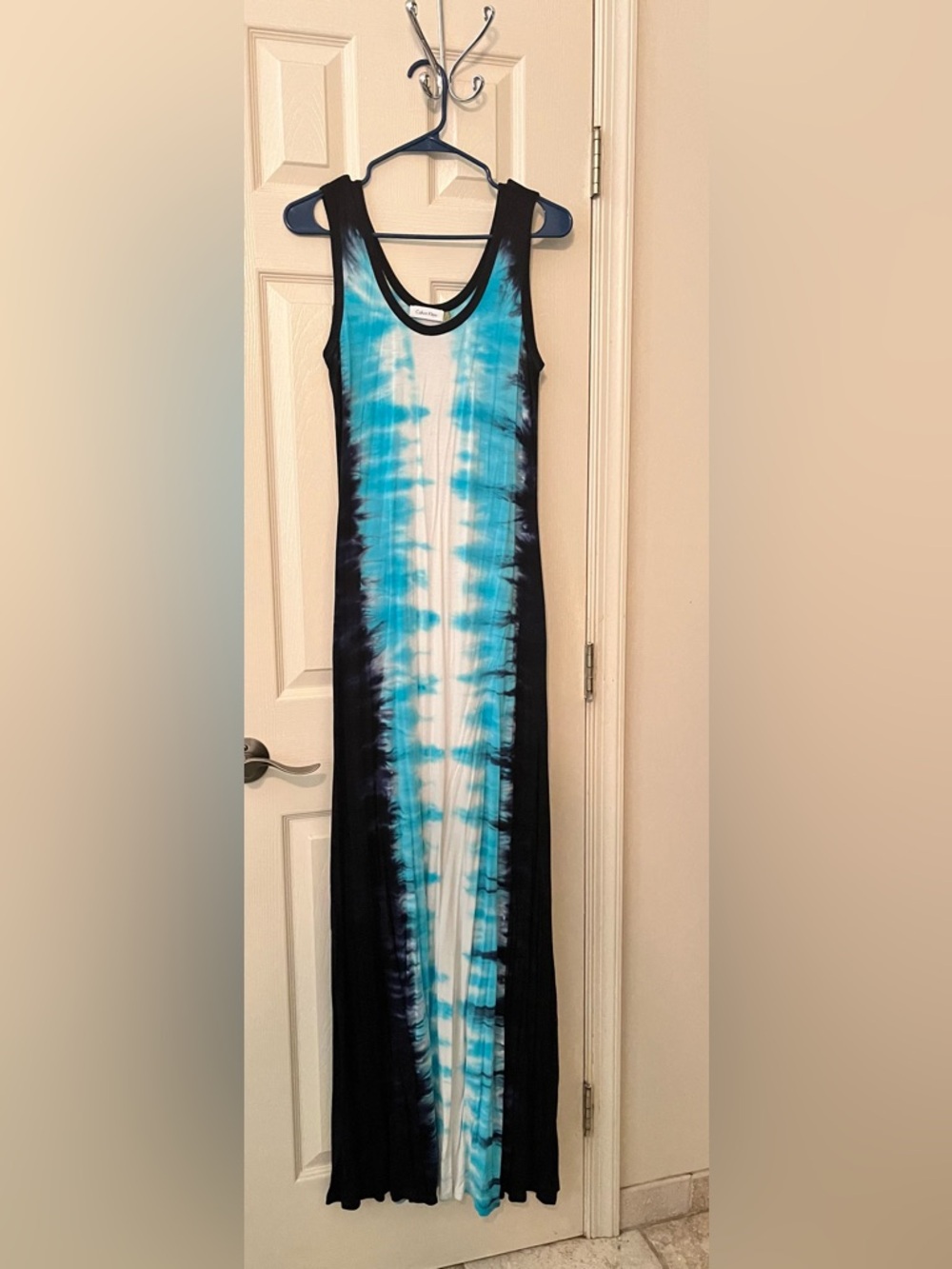 Calvin Klein Tie-Dye Maxi Tank Dress - Please read